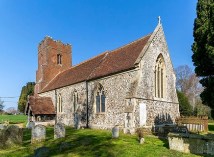 Village parish church of All Saints, Hemley, Suffolk, England, UK