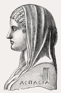 Aspasia, c. 470 – c. 420 BC, an influential immigrant to Classical-era Athens
