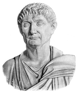 Diocletian or Gaius Aurelius Valerius Diocletianus Augustus, 245 - 311, Roman emperor from 284 to