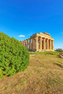 Temple of Hera or Temple E, Selinunte Archaeological Park, Selinunte, Trapani district, Sicily,
