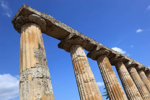 Metaponto, Metaponte, Doric hera temple, Tavole Palatine, Basilicata, Italy