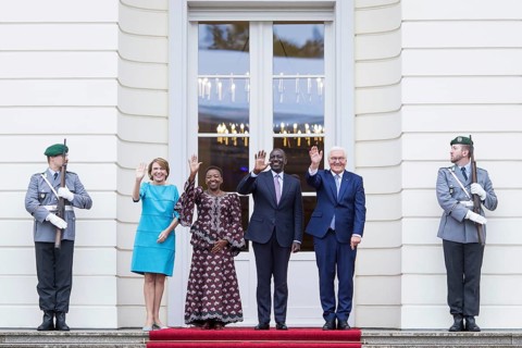 Elke Büdenbender (woman of the Federal President), Rachel Ruto, William Samoei Ruto (President of