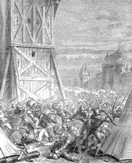 The Battle of Brunkeberg on 10 October 1471, Dano-Swedish War, Stockholm, Sweden