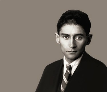 Portrait of Franz Kafka, 1883 – 1924, German-speaking Bohemian novelist, digitally edited according