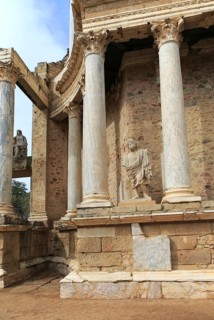 Teatro Romano, Roman Amphitheatre, Merida, Extremadura, Spain