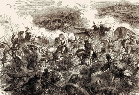 Battle of Vitoria, flight of the French, 21 June 1813, Peninsular War, From British Battles on Land