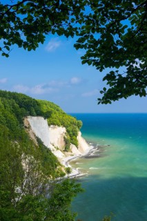 Chalk Cliffs at Koenigsstuhl, Ruegen Island, Mecklenburg-Western Pomerania, Germany