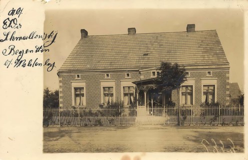 Historical postcard, picture postcard, Woldenberg, today Dobiegniew in Poland, digitally enhanced