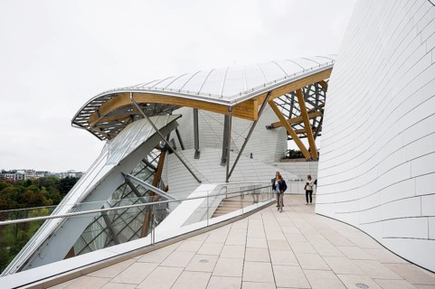 Louis Vuitton Foundation, Museum of Modern Art, architect Frank Gehry, Bois de Bologne, Paris, Île