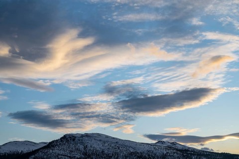 Evening atmosphere, Alvdal Vestfjell, Hedmark, Innlandet, Norway, March 2026