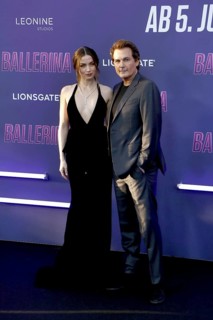 Ana de Armas and Len Wiseman at the Berlin premiere of From The World Of John Wick: Ballerina at