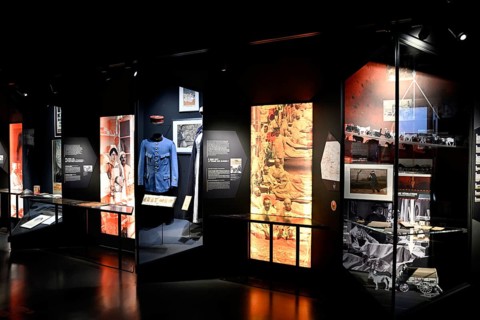 Exhibits in the Memorial de Verdun, Museum, First World War, Verdun, Grand Est region, France