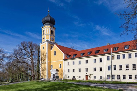 Bernried Monastery on Lake Starnberg in Bernried, Germany