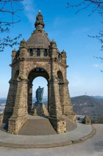 Kaiser Wilhelm Monument Porta Westfalica Germany