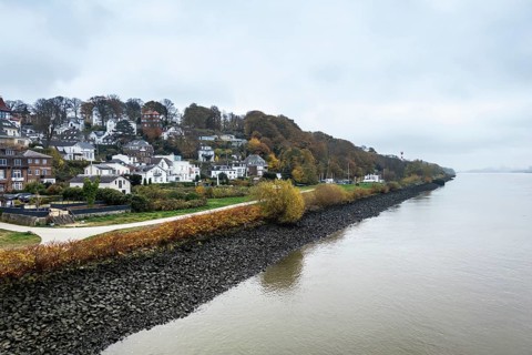 Blankenese near Hamburg, tourism, city trip, Germany