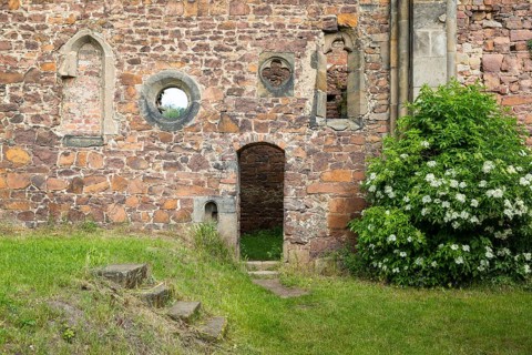 Holy Cross monastery ruins, Meissen, Saxony, Germany