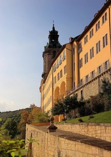 Heidecksburg Castle, the former residence of the princes of Schwarzburg-Rudolstadt, Rudolstadt,