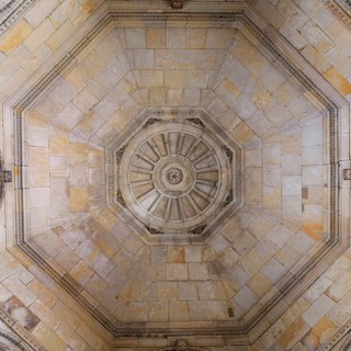 Zwinger Palace, Ceiling of the Semper gallery, Dresden, Saxony, Germany