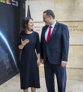Annalena Bärbock (Alliance 90/The Greens), Federal Foreign Minister, photographed during her visit