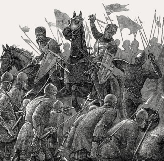Antony Bek, Bishop of Durham at the Battle of Falkirk, 22 July 1298, First War of Scottish