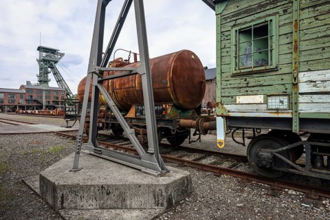 Dortmund, North Rhine-Westphalia, Germany - LWL-Industriemuseum Zeche Zollern. The Zollern Colliery