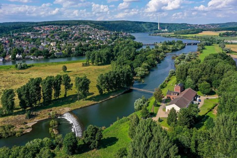 Wetter an der Ruhr, Ennepe-Ruhr-Kreis, North Rhine-Westphalia, Germany - Landscape in the Ruhr area