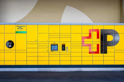 The Swiss Post parcel machine my Post 24