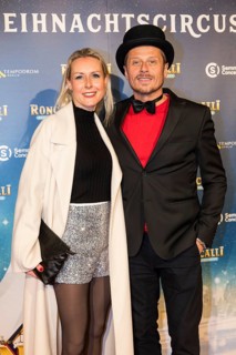 Franziska Hippe and Roman Knizka at the premiere of the 20th Original Roncalli Christmas Circus in