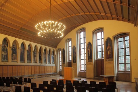 German Kaiser chronology and chandeliers in the Kaisersaal, paintings, collection, history Holy