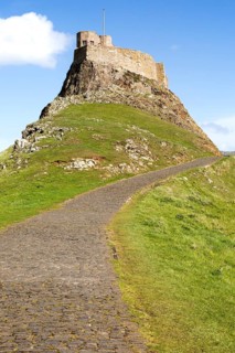 Lindisfarne Castle, Holy Island, Northumberland, England, UK