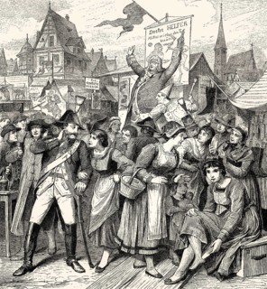 THE FAIR AT HUEHENEFELD, Jahrmarkt zu Hühnefeld, poem by Johann Wolfgang von Goethe