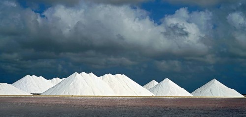 Caribbean - Bonaire - salt production - salines