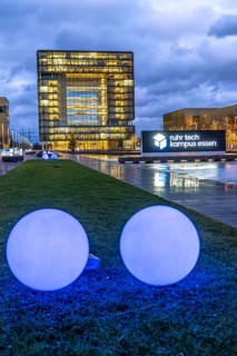 The Ruhr Tech Campus Essen, formerly the Thyssenkrupp Campus, headquarters of Thyssenkrupp,