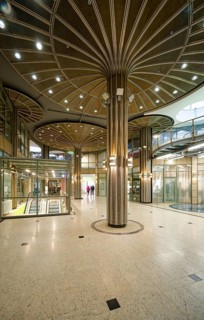 Strohsack-Passage, shopping arcade, passage, building, interior view, Leipzig, Saxony, Germany