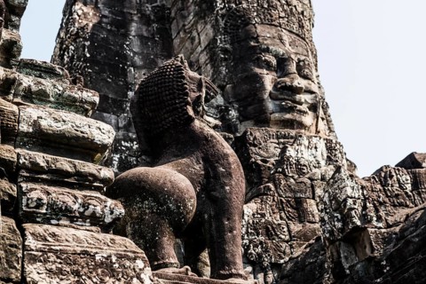 Bayon Temple, Angkor Wat, Angkor, UNESCO World Heritage Site, Siem Reap, Cambodia, Indochina,