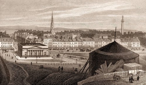 Part of the New Town, from Ramsey Gardens, Edinburgh, Scotland, 19th century, from Modern Athens by
