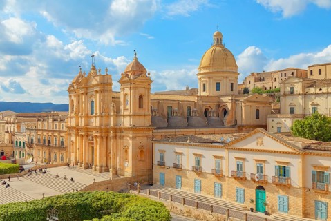San Nicolò Cathedral, Noto, Noto Valley, Sicily, Italy