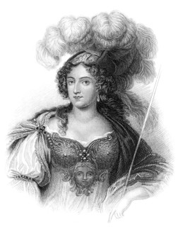 Frances Teresa Stewart, Herzogin von Richmond und Lennox, 1647-1702, ein prominentes Mitglied des