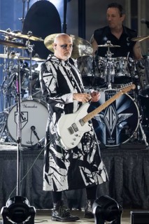 Billy Corgan, lead singer of The Smashing Pumpkins live on The World is a Vampire Tour at the