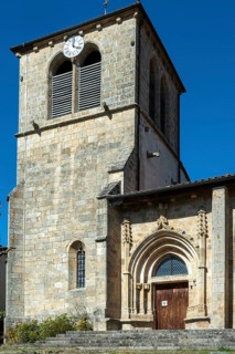 Grandval. Church Saint Pierre. Natural regional park of Livradois Forez. Puy de Dome. Auvergne