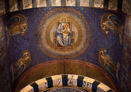 Aachen Cathedral, UNESCO World Heritage Site, Aachen, North Rhine-Westphalia, Germany