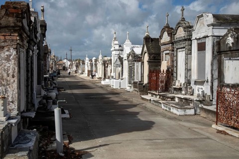 New Orleans, Louisiana - St. Joseph Cemetery #1, established in 1854. Burial in New Orleans is