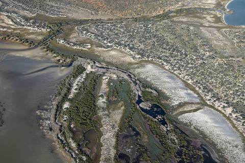 François Péron National Park, aerial view, near Denham, Shire of Shark Bay, State of Western