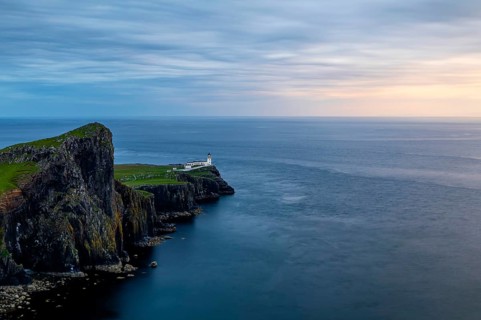 Scotland, Isle of Skye, Neist Point, lighthouse, Neist Point Lighthouse