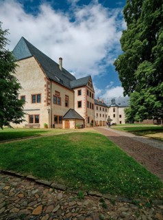 Manor House, Mildenstein Castle, Leisnig, Saxony, Germany