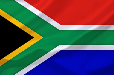 The flag of South Africa, Africa, Studio