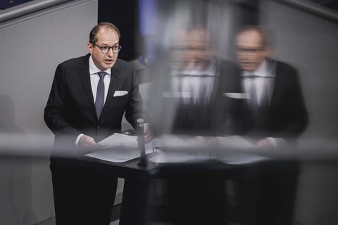 Alexander Dobrindt, Vorsitzender der CSU-Landesgruppe im Deutschen Bundestag, aufgenommen im Rahmen