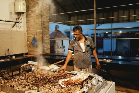 Camel restaurant, Ittin Park, Salalah, Dhofar, Oman