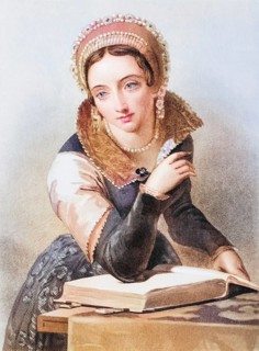 Joan of Navarre, ca. 1370-1437, Queen of King Henry IV of England. From the book The Queens of