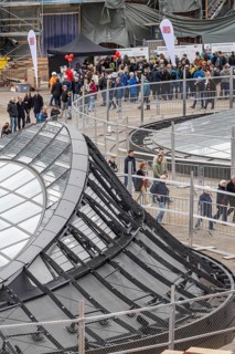 Open construction days at the new main train station. For three days, visitors can find out about
